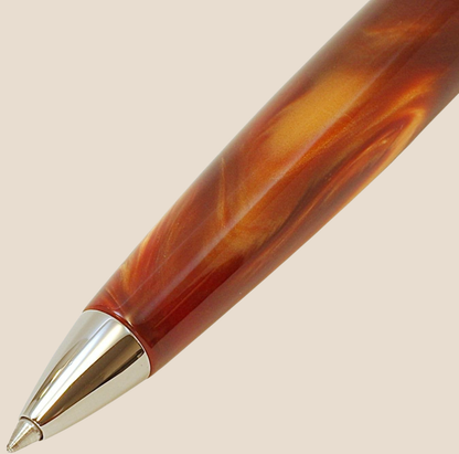 ROMEO No.3 Ballpoint Pen - Wide / Italian Amber