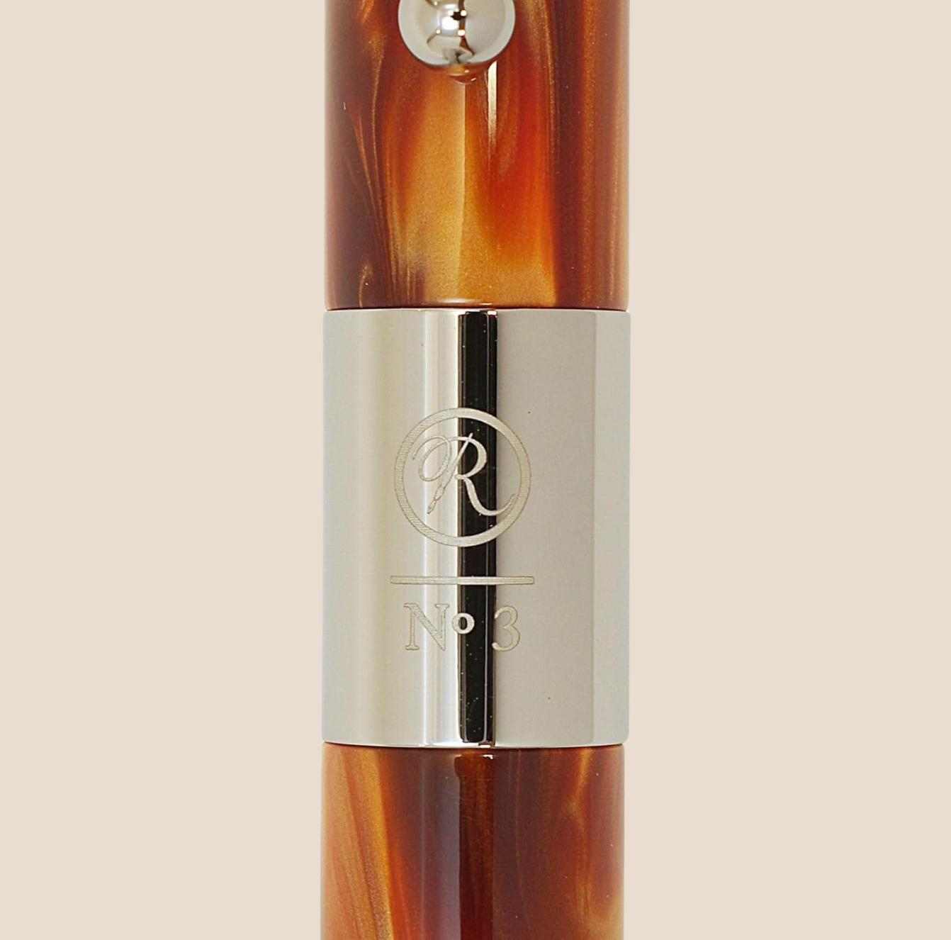 ROMEO No.3 Ballpoint Pen - Wide / Italian Amber