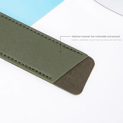 Minimalist PU Leather Pen Sleeve