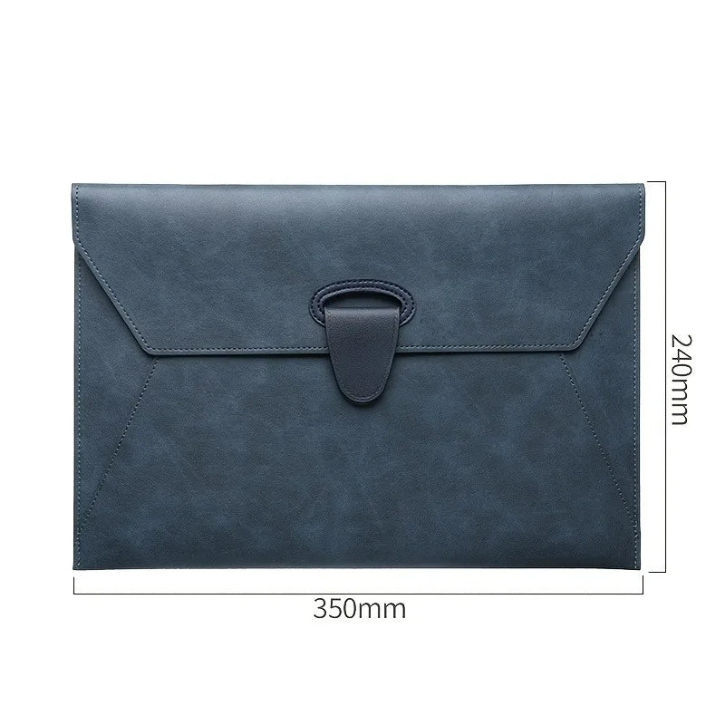 Minimalist Magnetic Leather Portfolio - A4 Document Case