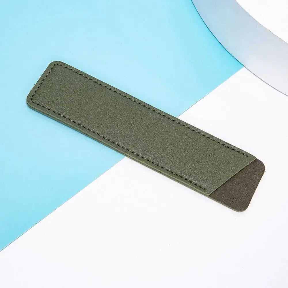 Minimalist PU Leather Pen Sleeve