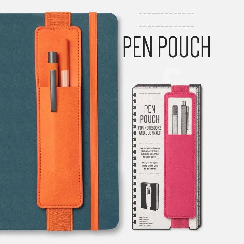 Minimalist Elastic Band Pen Sleeve